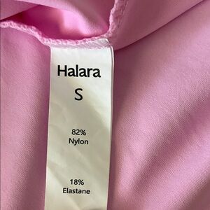 HALARA Light Pink Nylon Blend Top